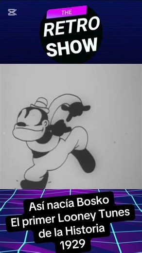 Bosko Looney Tunes #looneytunes #warnerbros #animation #retrotv #curiosidades #sabiasque #retro
