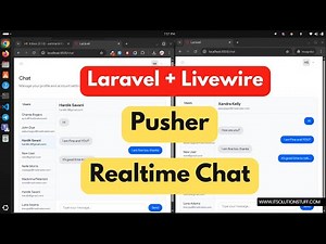 Laravel Livewire Pusher Realtime Chat