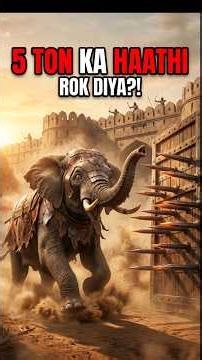 How Rajput Forts Stopped Charging Elephants 🔥
