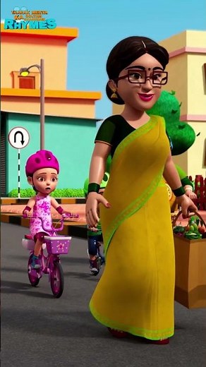 🚲माझी साइकिल | Majhi Cycle | #nurseryrhymes #marathi #shorts #shortvideo