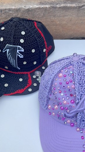 So Fly Classic & Sparkle Crochet Caps #fblifestyle #custommade #neweracap #baseballcap | Kakes Kreations