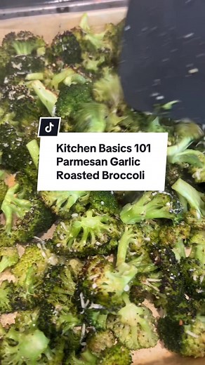Crispy Parmesan Garlic Roasted Broccoli | Kitchen Basics 101