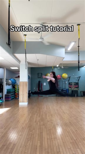 Switch split tutorial #splits #dance #dancetutorial #dancer #moderndance #flexibility #technique