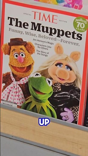 THE MUPPETS are on TIME MAGAZINE? 70th ANNIVERSARY! #shorts #muppets #sesamestreet #puppets