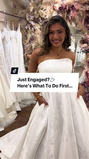 Just engaged?! STOP 🥹✨ First things first… CONGRATULATIONS 🤍 Before the spreadsheets, venues, and Pinterest boards, soak it all in. Tell your people, pop the bubbles, take all the photos, and enjoy that “we’re engaged” feeling 💍💫 When you’re ready, start dreaming about dates, venues… and yes, the dress!!! Save this for when the planning kicks in and when dress shopping hits the group chat, we’ll be right here ready to make it fun and unforgettable 🤍 #weddingdressshopping #engagement #bridet
