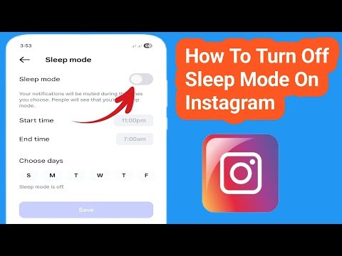How To Turn Off Sleep Mode On Instagram?