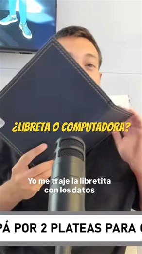 ¿Para anotar cosas Libretita o computadora?MIRA EL ÚLTIMO PROGRAMA DE TELEFEDERAL EN YOUTUBE.