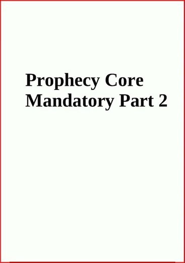 #learnexams Prophecy Core Mandatory Questions With Answers VERIFIED new video