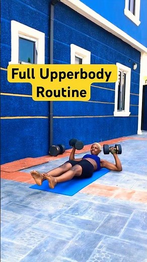 Dumbbells Only upperbody at home workout 💪💪