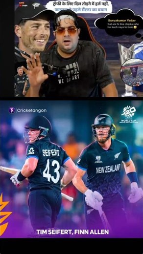 FANN ALLEN & TIM se india ko khatara#timsefard#finnallen #cricket #trending #viral