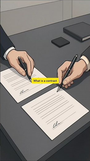 What Is a Contract? | Simple Legal Explanation in 60 Seconds#shorts