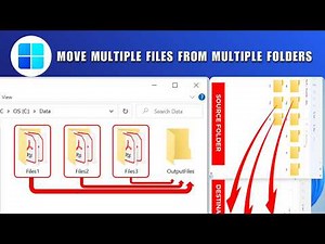 How to Extract Files from Multiple Folders in Windows 11 | Move Multiple Files from Multiple Folders
