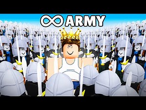 I Hired an INFINITE ARMY.. (Roblox)