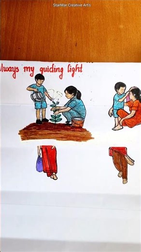 Mother's Day slide art ❤️ #youtubeshorts #mothersday #mom #motherlove