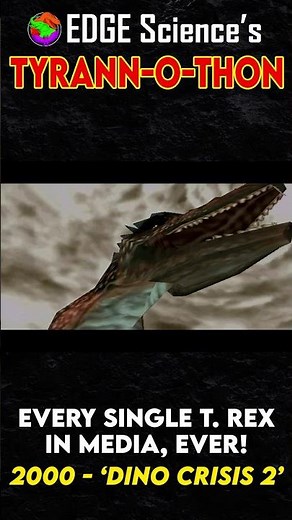 Every T.rex In Media, Ever! - 2000 - 'Dino Crisis 2' | Tyrann-O-Thon #shorts