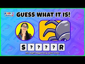 Guess What It Is? Fun Activity Game Challenge with Miss V! - Videos For Kids
