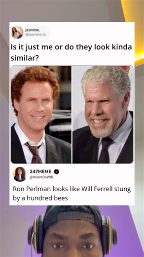 Will Farrell look like Ron Perlman