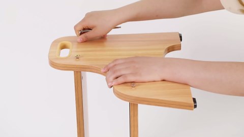 StrongTek Wooden 2 Step Stools for Kids, Safe Non-Slip Surface with Handles, 350 lbs Capacity, Portable Toddler Stepping Stool for Bathroom Kitchen and Bedroom (Natural)