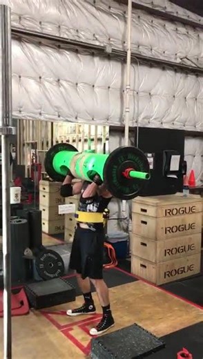 Log Press - 165lbs - Circa 2021 #strongman #motivation #sports #viral #foryou