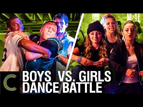 DANCE BATTLE: Boys Vs Girls (ft. Brooklyn and Bailey) - Studio C
