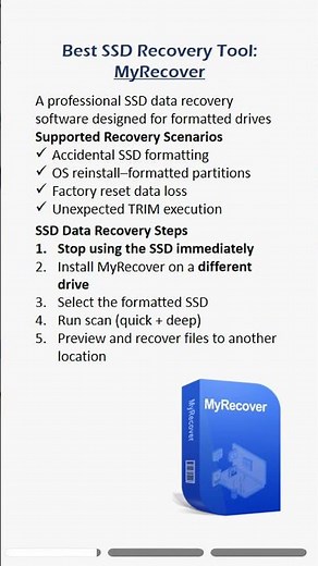 How to Recover Data from SSD After Format | Fast & Safe Guide #ssd