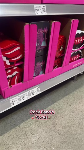Cute Valentine's Day Socks for Rock Fans at Walmart