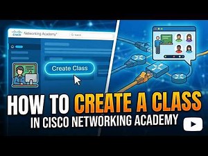 How to Create a Class on Cisco NetAcad Instructor Guide
