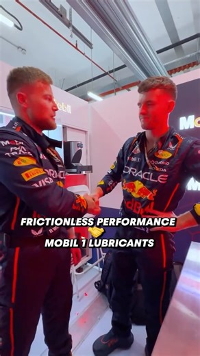 Putting our aim (and our patience) to the test 👀 Thankfully @mobil1motorsport handles the real friction for us 🙌 #F1 #RedBullRacing | Oracle Red Bull Racing
