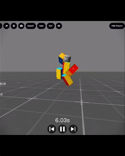 Some animations i made on Free Animate #roblox #robloxanimation #shorts #short