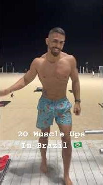 20 Muscle Ups in Brazil 🇧🇷 #fitness #motivation #abs #calisthenics #mindset #muscleups #pullups