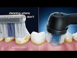 Oral-B Manual vs an iO2 Electric Toothbrush Ad commercial