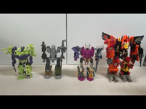 Most Transformers G1 Decepticon Combiners!
