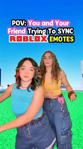 — IBella ✦ aka Watermelon Girl ✦ — on Instagram: "POV: You and Your Friend TRYING TO SYNC EMOTES on Roblox😂 #roblox #robloxmemes"