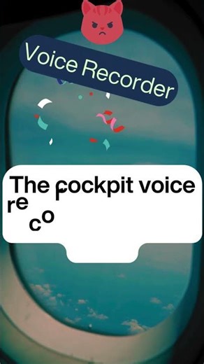 What Does the Cockpit Voice Recorder Capture? #aviationengineering
