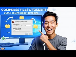 How to Compress Files and Folders with WinRAR | Zip & Highly Compress Tutorial