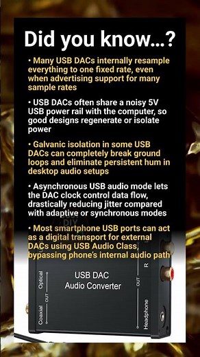 USB DAC secrets: jitter, isolation, power noise and real hi‑res audio limits