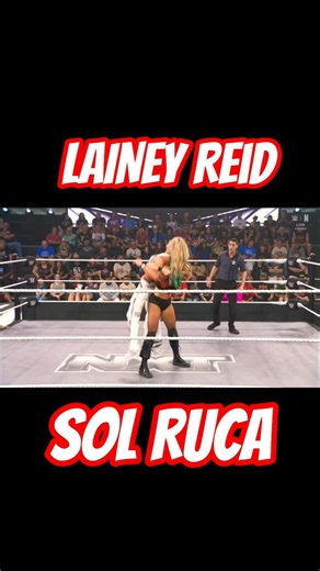 Sol Ruca DEFEATS Lainey Resd #shorts #wwe #wwenxt #solruca #laineyreed #highlights #fyp