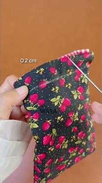 Reversible Drawstring Pouch 🧵 | Easy DIY Sewing