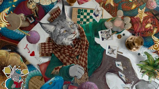 【绘画过程】宝伯特•林雪猁Pawbert Lynxley