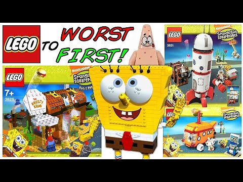 LEGO Worst To First | ALL LEGO Spongebob Sets!