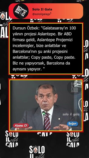 Dursun Özbek Barcelona bizden kopya... Türkiye Paraguay #soloilgala #shorts