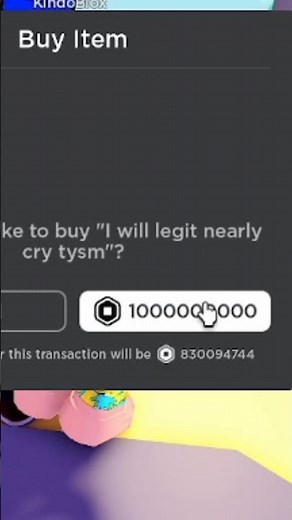 Donating 1B Fake Robux to Random fan 💰✨#roblox#shorts