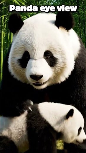 Panda eye view