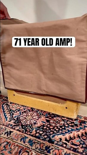 Oldest amp I’ve ever played! All original 1951 Fender Deluxe guitar amp. INCREDIBLE tweed tone!