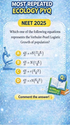 NEET 2026 | 4 Marks from This Topic | Most Repeated Ecology PYQ