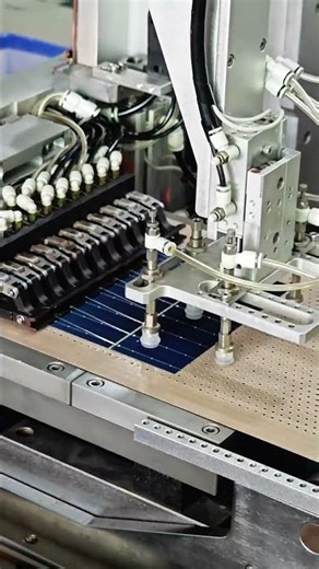 High Speed Solar Panel Making Machine Cell Line in Motion