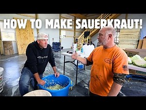 How to Make Traditional Sauerkraut at Home | Pennsylvania Dutch Recipe (Step-by-Step Guide)