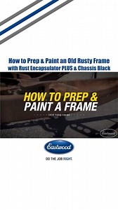6.8K views · 106 reactions | In this video Matt strips down a 1939 Ford Frame using a few Eastwood tools then paints it with Rust Encapsulator PLUS and Chassis Black! | Eastwood | Facebook