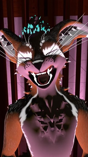 I got face tracking!!! #vrchat #furry #facetracking #vrchatfurry #rexouium