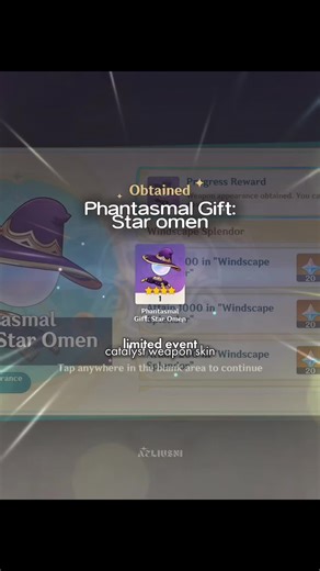 Mona's Catalyst Weapon Skin in Genshin Impact